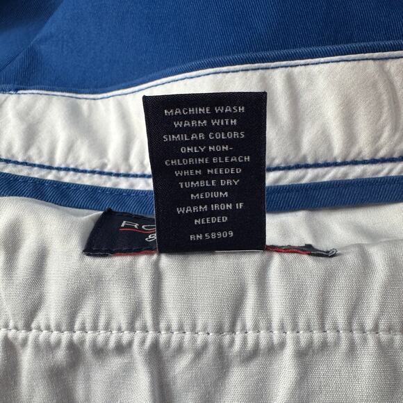 Roundtree & Yorke SZ 48 Casual Shorts Classic Fit Flat Front 9" Inseam Zip-Fly - Picture 6 of 6